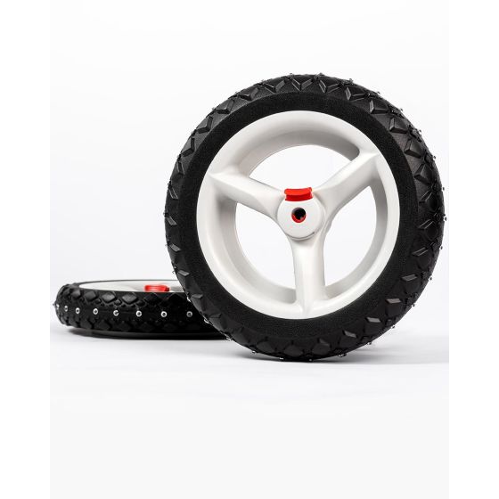 Studded tyres, pair of rear wheels