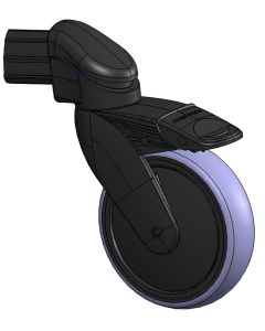 Rear Wheel for Hand Brake, Ø125 mm